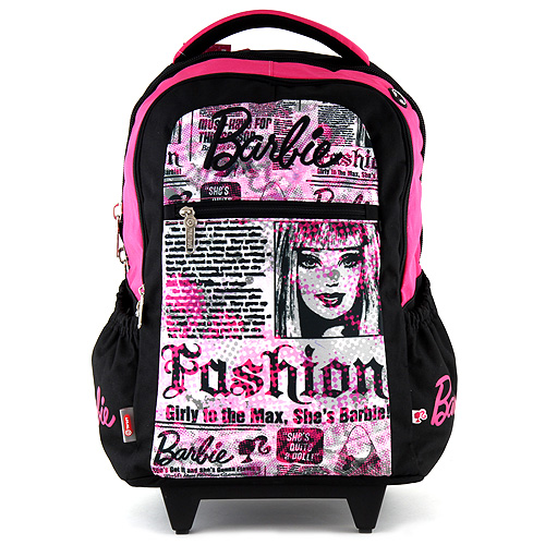 Školní batoh trolley Barbie Newspaper