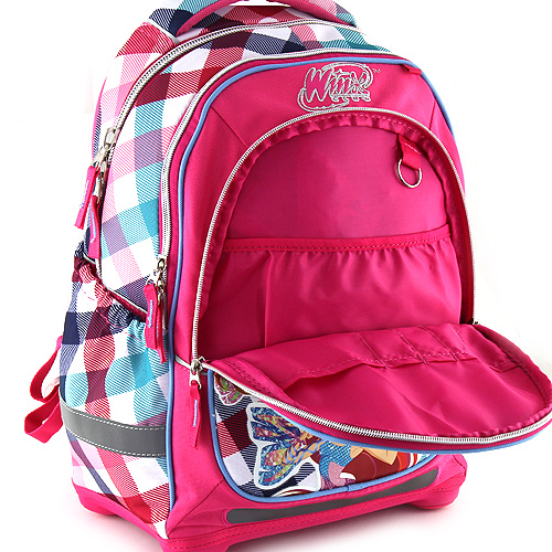 Školní batoh Winx Club barevné kostky
