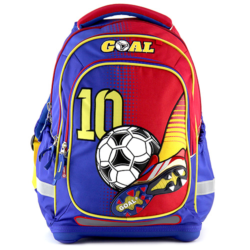 Školní batoh Goal modro/červený