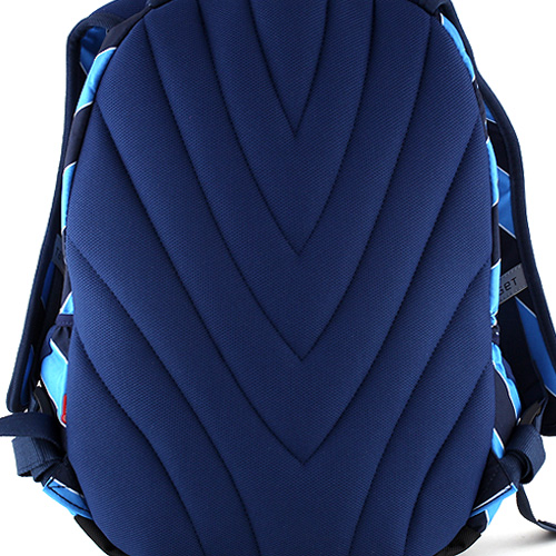 Školní batoh Goal modré proužky