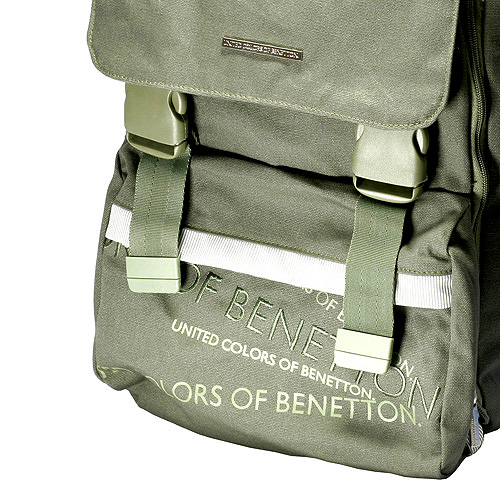 Školní batoh Benetton zelený