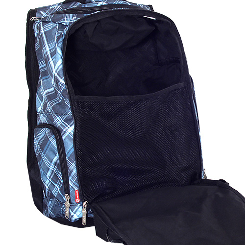 Sportovní batoh Target černý a modré kostky