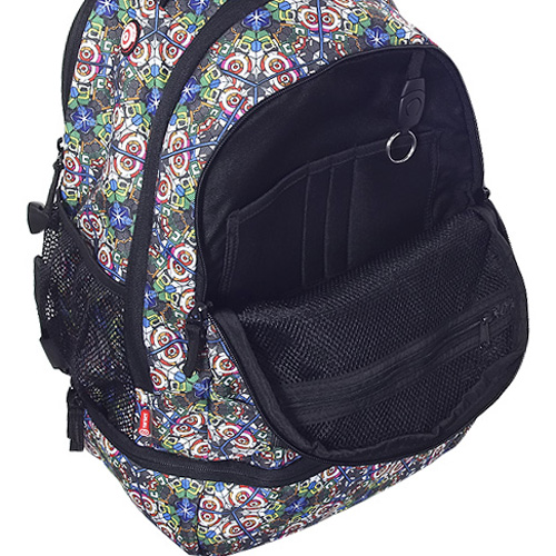 Sportovní batoh Target Černý s barevnými ornamenty