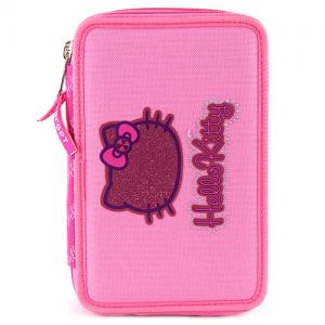 Školní penál s náplní Hello Kitty